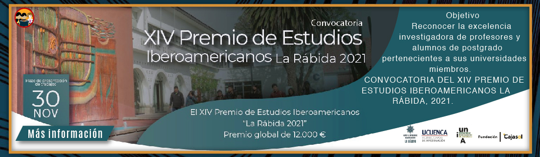 XIX Premio de Estudios Iberoamericanos La Rábida 2021 (Ms informacin)